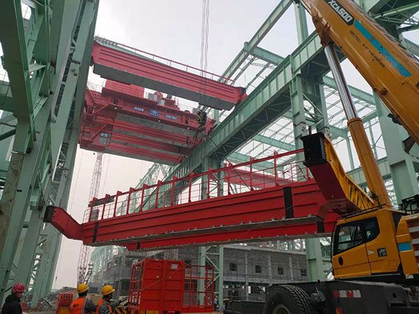 Double beam crane